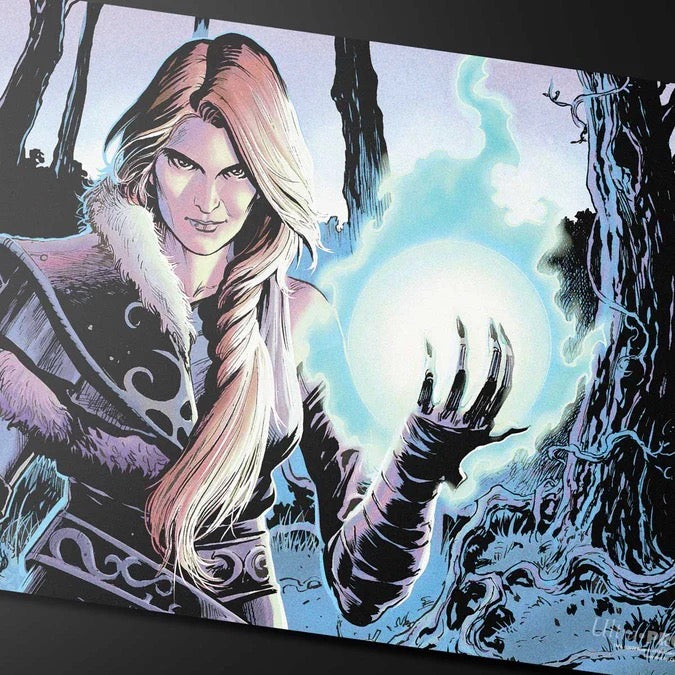 Innistrad Remastered Arlinn Kord / Arlinn, Embraced by the Moon Double-Sided Playmat for Magic: The Gathering