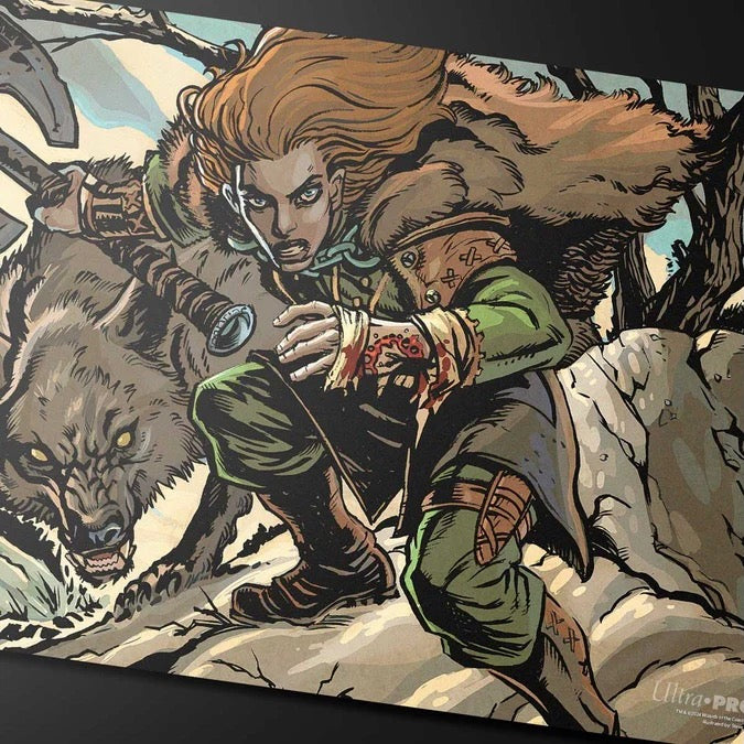 Innistrad Remastered Huntmaster of the Fells / Ravager of the Fells Double-Sided Playmat for Magic: The Gathering