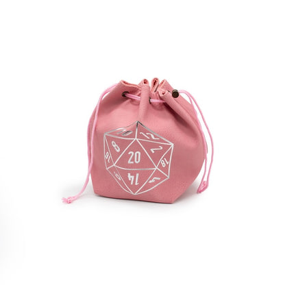 Large PU Leather Dice Bag - Pink