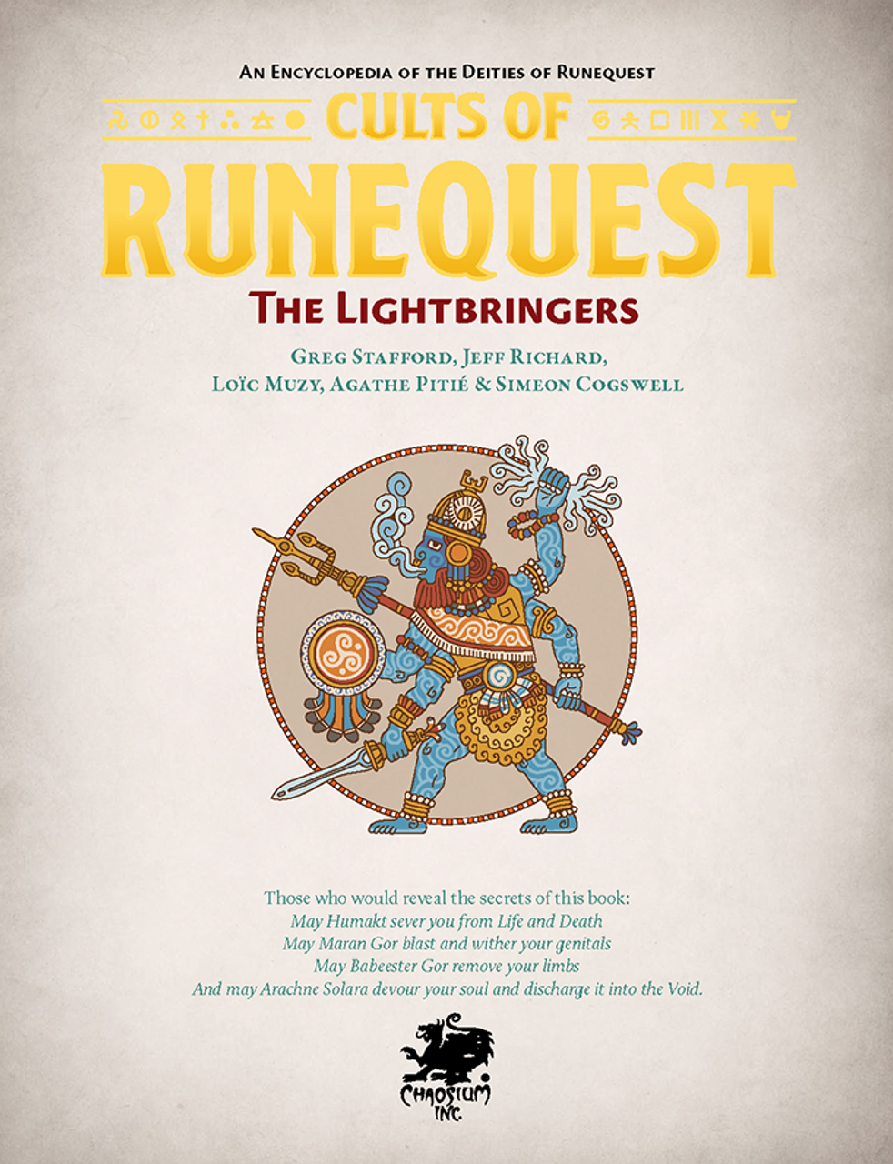 Runequest: Cults of RuneQuest - The Lightbringers