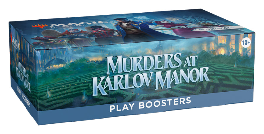 murders at karlov manor play booster box Magic: The Gathering – Behold Games Play Boosters are the Scene:Children of Fate PSA1 Charizard #006 2007 yugioh accessories