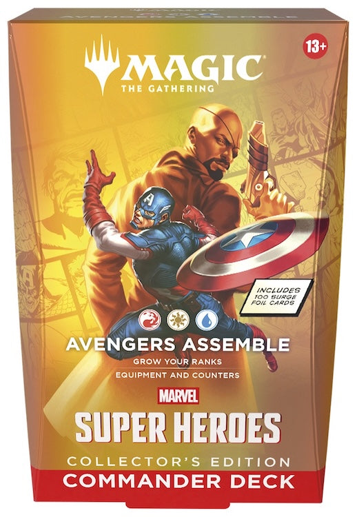 [PREORDER EARLY JULY | 1 PER HOUSEHOLD] Avengers Assemble Collector's Edition - Magic: The Gathering | Marvel Super Heroes Commander Deck