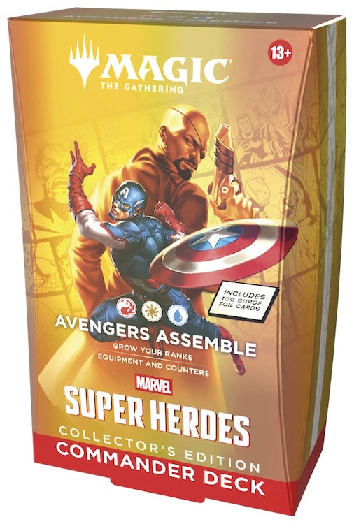 [PREORDER EARLY JULY | 1 PER HOUSEHOLD] Avengers Assemble Collector's Edition - Magic: The Gathering | Marvel Super Heroes Commander Deck