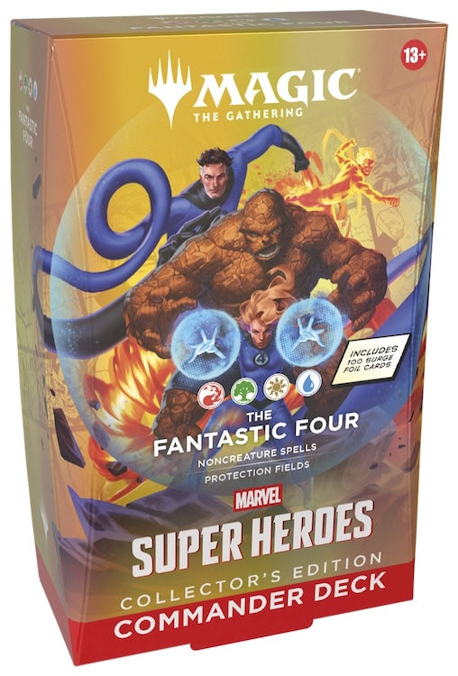 [PREORDER EARLY JULY | 1 PER HOUSEHOLD] Fantastic Four Collector's Edition - Magic: The Gathering | Marvel Super Heroes Commander Deck