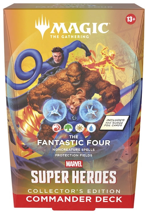 [PREORDER EARLY JULY | 1 PER HOUSEHOLD] Fantastic Four Collector's Edition - Magic: The Gathering | Marvel Super Heroes Commander Deck