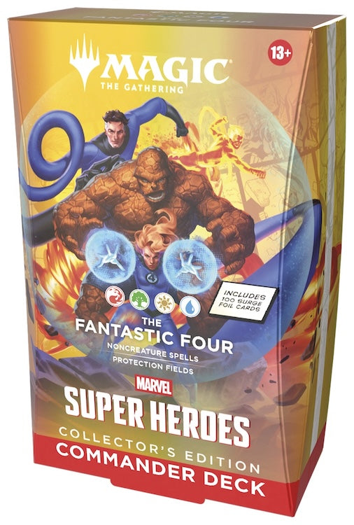 [PREORDER EARLY JULY | 1 PER HOUSEHOLD] Fantastic Four Collector's Edition - Magic: The Gathering | Marvel Super Heroes Commander Deck