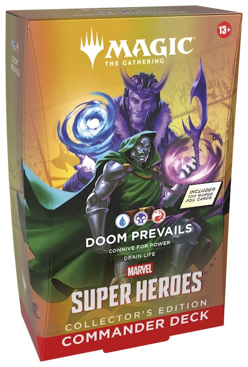 [PREORDER EARLY JULY | 1 PER HOUSEHOLD] Doom Prevails Collector's Edition - Magic: The Gathering | Marvel Super Heroes Commander Deck