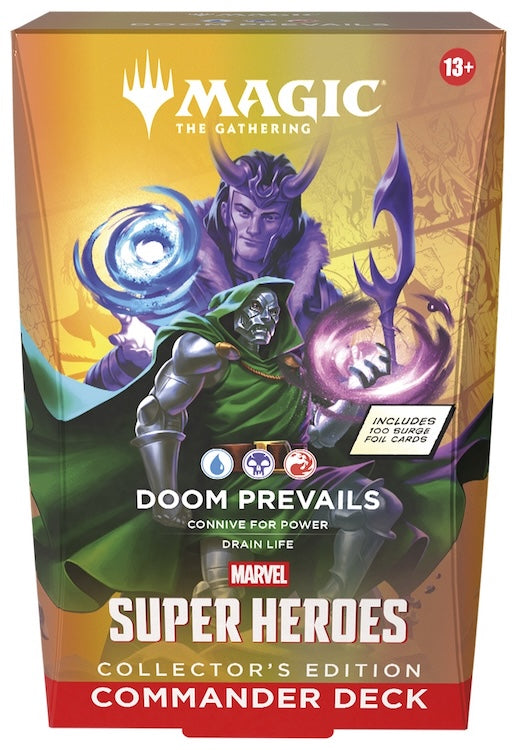 [PREORDER EARLY JULY | 1 PER HOUSEHOLD] Doom Prevails Collector's Edition - Magic: The Gathering | Marvel Super Heroes Commander Deck