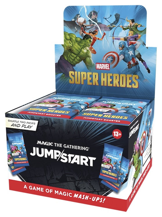 [PREORDER 19 JUNE | 1 PER PERSON] Magic: The Gathering | Marvel Super Heroes Jumpstart Booster Box