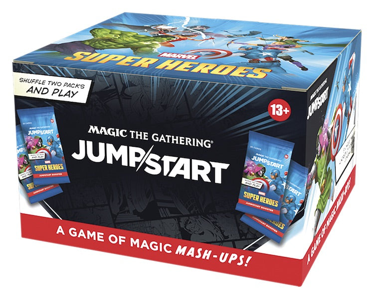 [PREORDER 19 JUNE | 1 PER PERSON] Magic: The Gathering | Marvel Super Heroes Jumpstart Booster Box