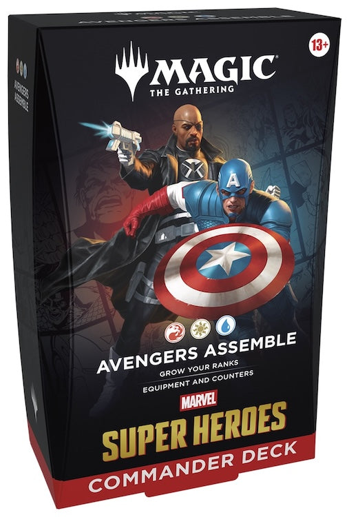 [PREORDER 19 JUNE | 1 PER PERSON] Avengers Assemble - Magic: The Gathering | Marvel Super Heroes Commander Deck