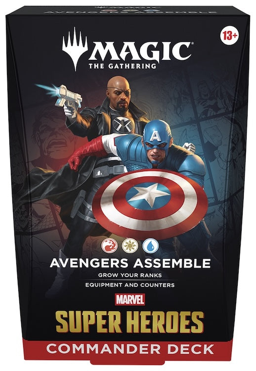 [PREORDER 19 JUNE | 1 PER PERSON] Avengers Assemble - Magic: The Gathering | Marvel Super Heroes Commander Deck