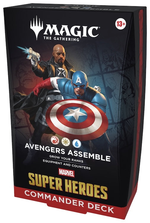 [PREORDER 19 JUNE | 1 PER PERSON] Avengers Assemble - Magic: The Gathering | Marvel Super Heroes Commander Deck