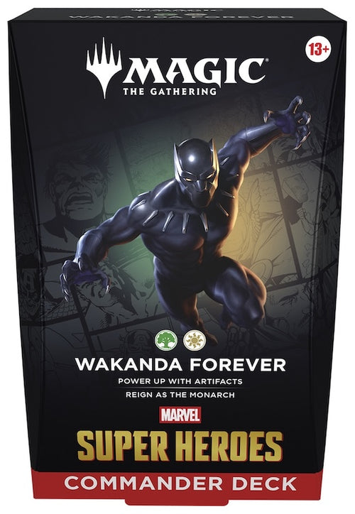 [PREORDER 19 JUNE | 1 PER PERSON] Wakanda Forever - Magic: The Gathering | Marvel Super Heroes Commander Deck