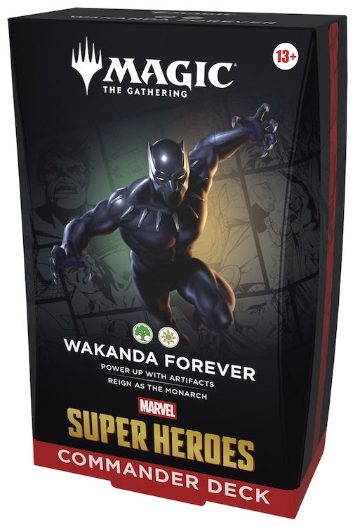 [PREORDER 19 JUNE | 1 PER PERSON] Wakanda Forever - Magic: The Gathering | Marvel Super Heroes Commander Deck