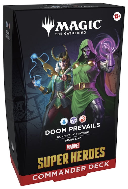[PREORDER 19 JUNE | 1 PER PERSON] Doom Prevails - Magic: The Gathering | Marvel Super Heroes Commander Deck