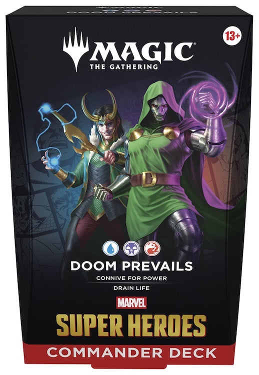 [PREORDER 19 JUNE | 1 PER PERSON] Doom Prevails - Magic: The Gathering | Marvel Super Heroes Commander Deck
