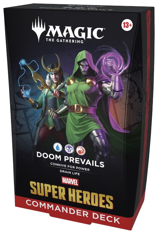 [PREORDER 19 JUNE | 1 PER PERSON] Doom Prevails - Magic: The Gathering | Marvel Super Heroes Commander Deck