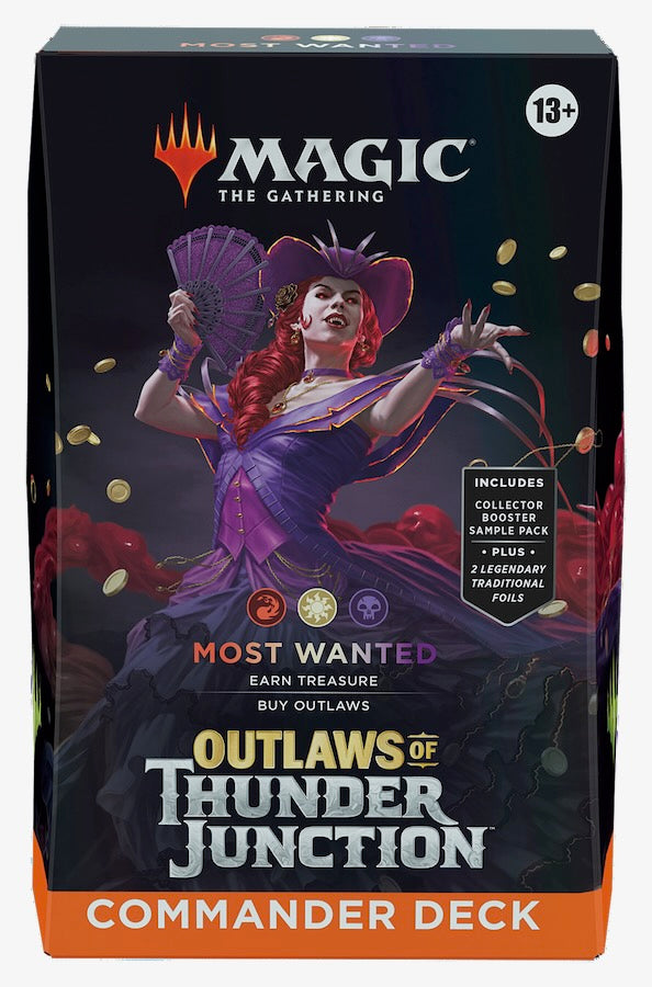 Most Wanted - Magic: The Gathering Outlaws of Thunder Junction Commander Deck