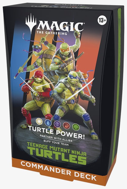 [PREORDER 27 FEB] Turtle Power - Magic: The Gathering | Teenage Mutant Ninja Turtles Commander Deck
