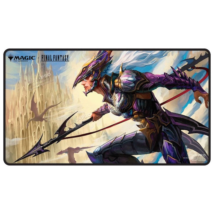 Magic: The Gathering - FINAL FANTASY Kain, Traitorous Dragoon Black Stitched Playmat