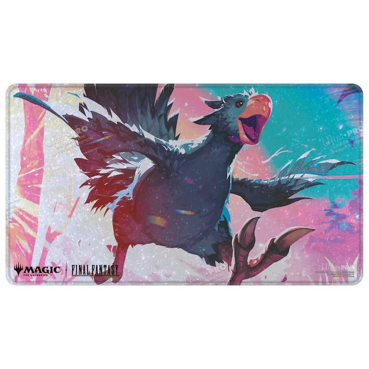 Magic: The Gathering - FINAL FANTASY Traveling Chocobo (Black) Holofoil Playmat