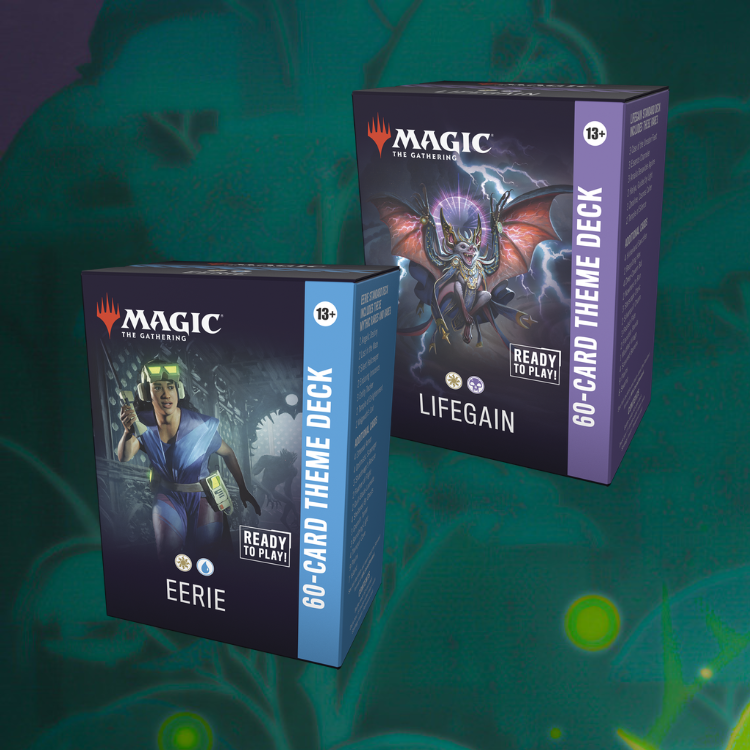 Magic: The Gathering | Secrets of Strixhaven 60-Card Theme Deck Bundle - 2 Decks (Eerie, Lifegain)