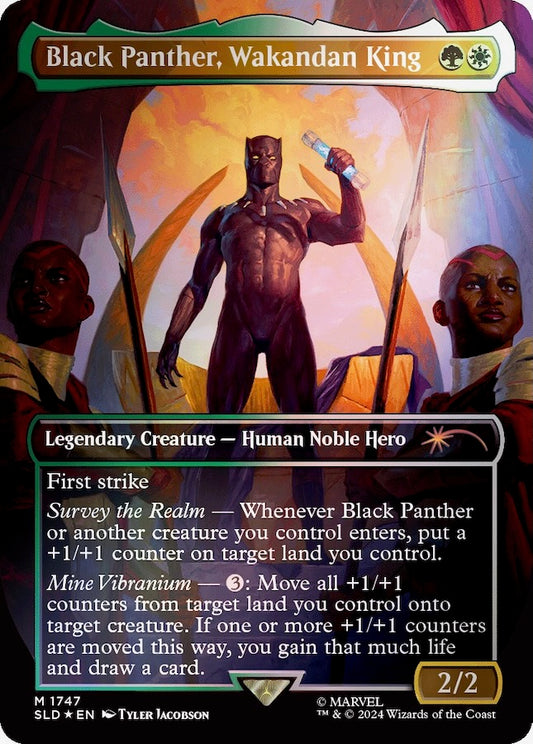 Marvel Superdrop: Secret Lair x Marvel's Black Panther Rainbow Foil Edition