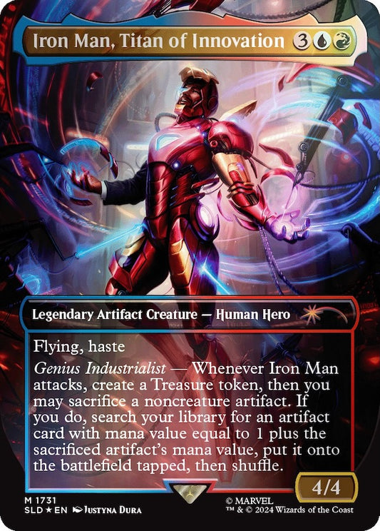 Marvel Superdrop: Secret Lair x Marvel's Iron Man Rainbow Foil Edition