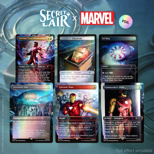 Marvel Superdrop: Secret Lair x Marvel's Iron Man Rainbow Foil Edition