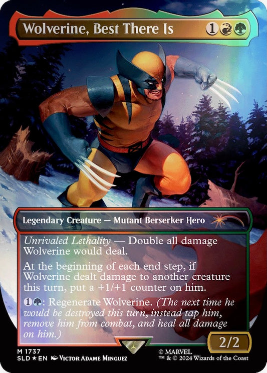 Marvel Superdrop: Secret Lair x Marvel's Wolverine Rainbow Foil Edition