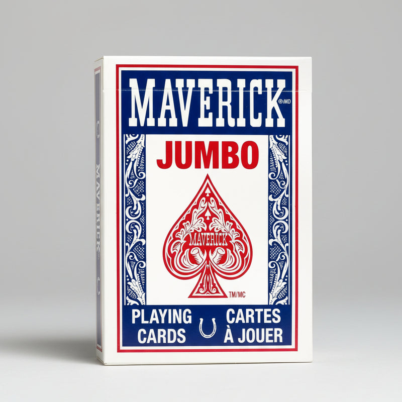 Maverick Playing Cards – Jumbo Index (Blue)