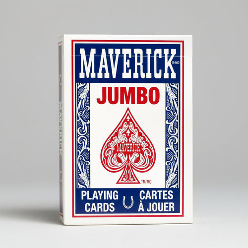 Maverick Playing Cards – Jumbo Index (Blue)