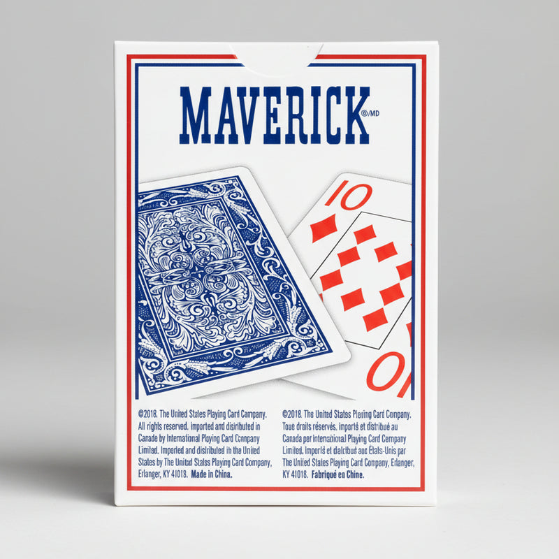 Maverick Playing Cards – Jumbo Index (Blue)