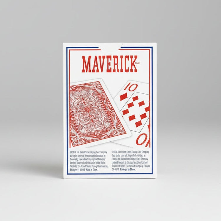 Maverick Playing Cards – Jumbo Index (Red)