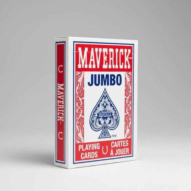Maverick Playing Cards – Jumbo Index (Red)