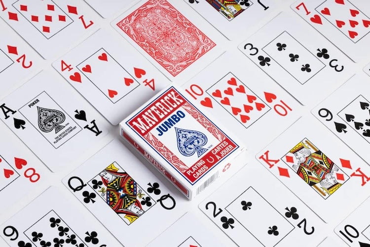 Maverick Playing Cards – Jumbo Index (Red)