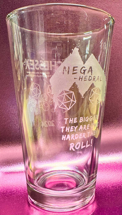 Chessex Mega-Hedral Limited Edition Pint Glass