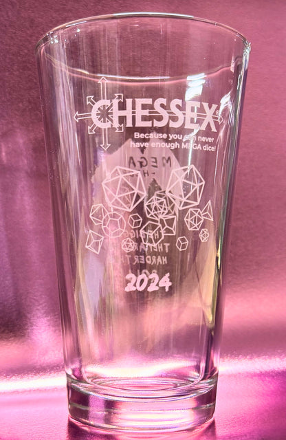 Chessex Mega-Hedral Limited Edition Pint Glass