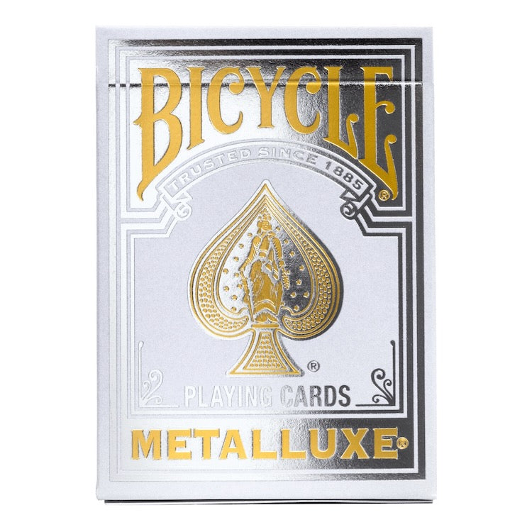 Metalluxe Silver Playing Cards