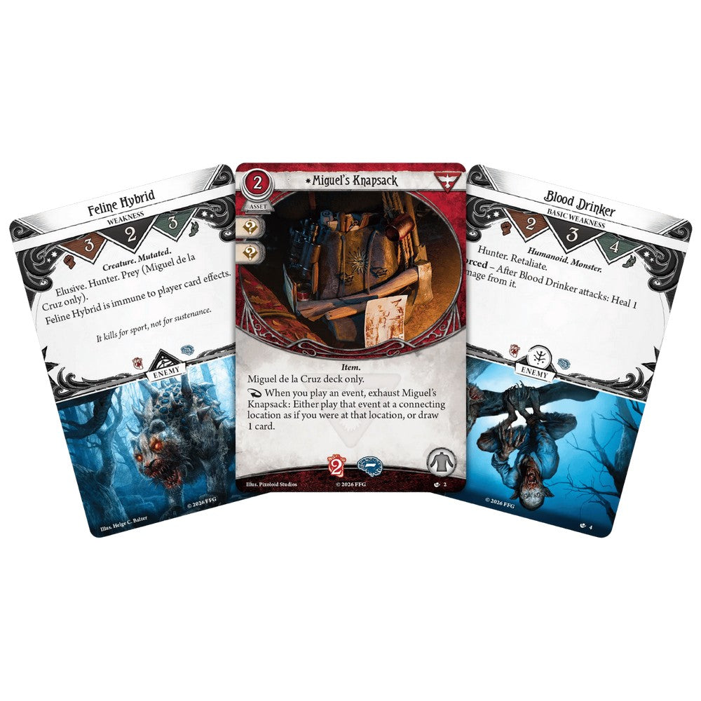 [PREORDER 17 APRIL] Miguel de la Cruz Investigator Deck (Arkham Horror: The Card Game)
