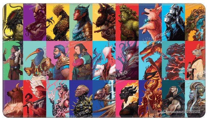 Modern Horizons 3 Pop Art Medley Stitched Standard Gaming Playmat for Magic: The Gathering