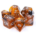 Molten Amber Dice Set