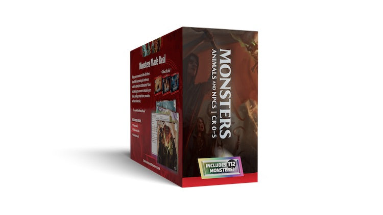 [PREORDER 4 AUGUST] Monsters: Animals and NPCs | Dungeons & Dragons Reference Cards