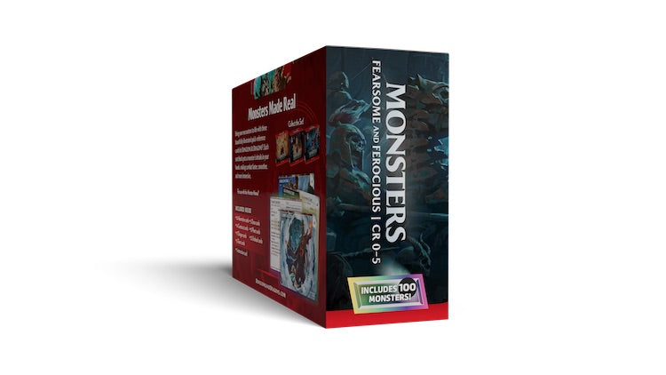 [PREORDER 4 AUGUST] Monsters: Fearsome and Ferocious | Dungeons & Dragons Reference Cards