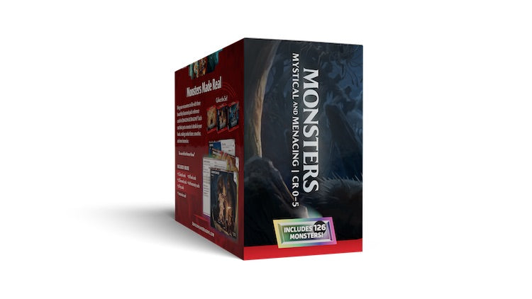 [PREORDER 4 AUGUST] Monsters: Mystical and Menacing | Dungeons & Dragons Reference Cards