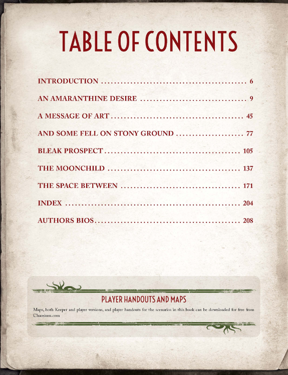 Call of Cthulhu: Nameless Horrors