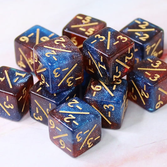 Nebula Negative Counter Dice (16mm Single)
