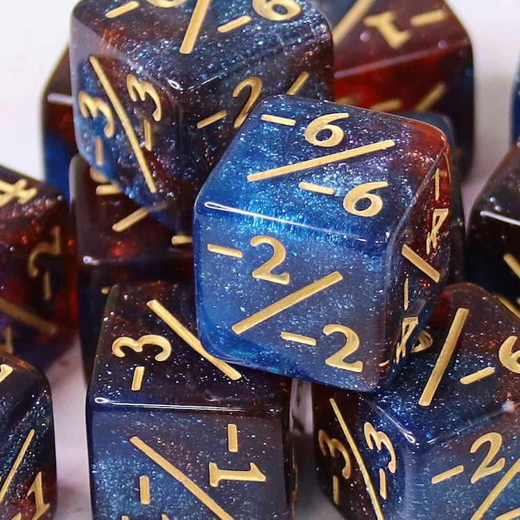 Nebula Negative Counter Dice (16mm Single)