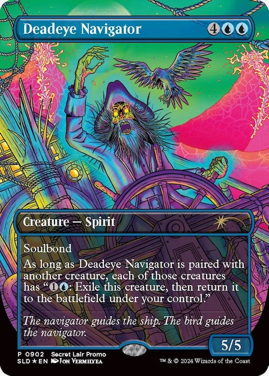 Deadeye Navigator Rainbow Foil Edition Promo Card (Our Boss Is On Vacation Superdrop)